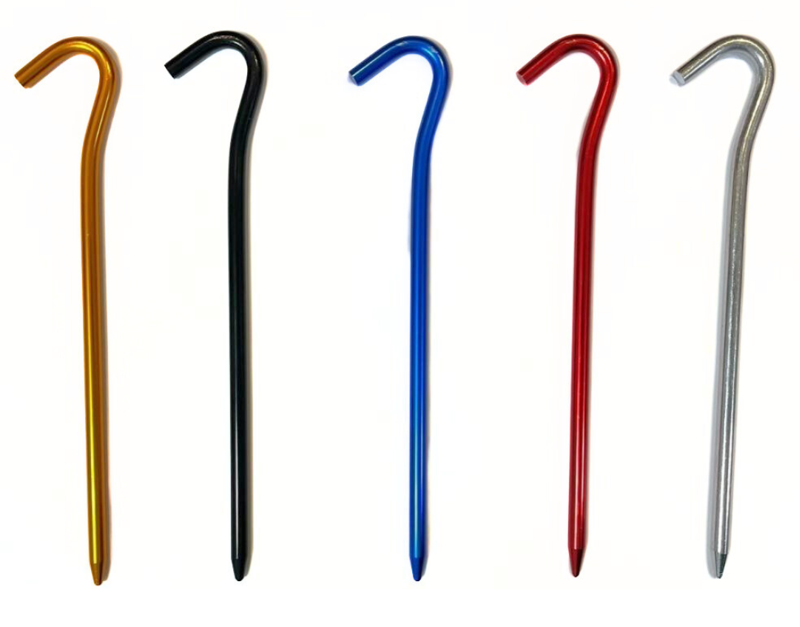 Tent Peg in Silver x10-1